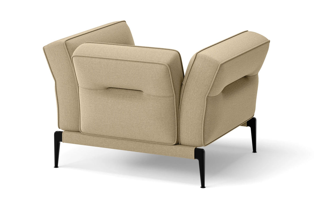 LIVELUSSO Armchair Acerra Armchair Beige Linen Fabric