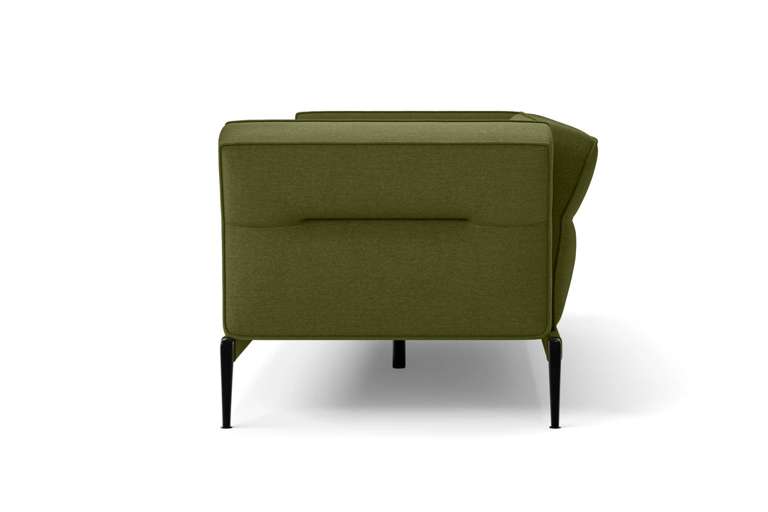 LIVELUSSO Armchair Acerra Armchair Olive Linen Fabric