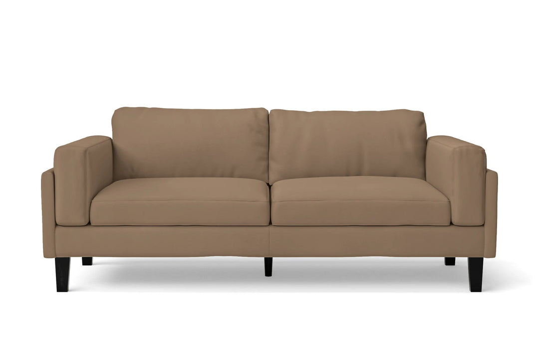 LIVELUSSO Sofa Alseno 3 Seater Sofa Stone Leather