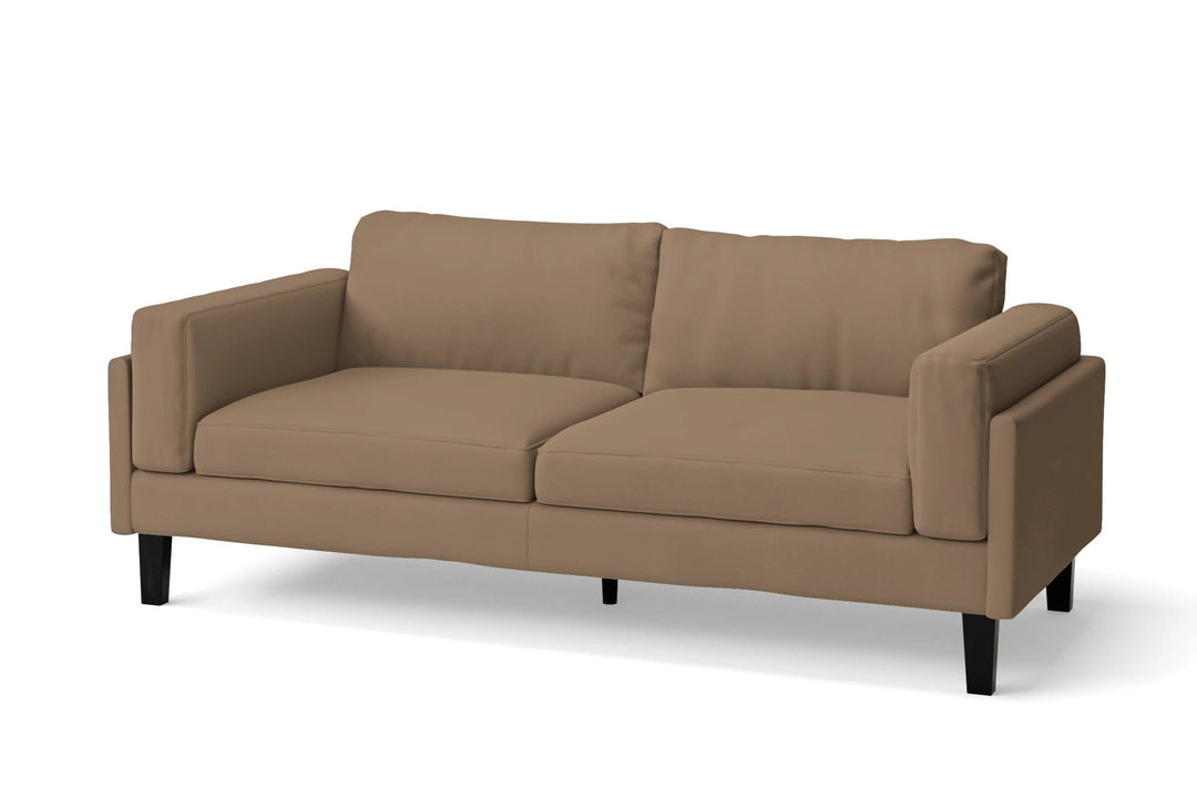 LIVELUSSO Sofa Alseno 3 Seater Sofa Stone Leather