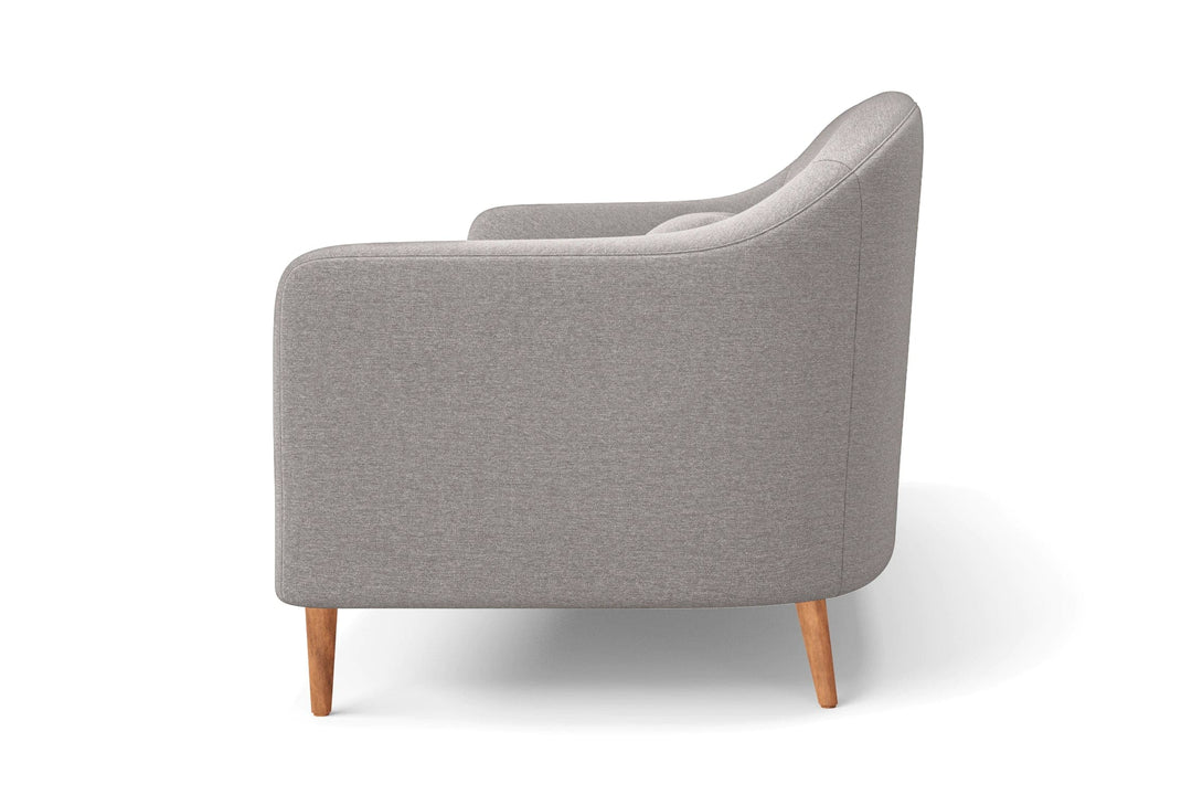 LIVELUSSO Armchair Andria Armchair Grey Linen Fabric