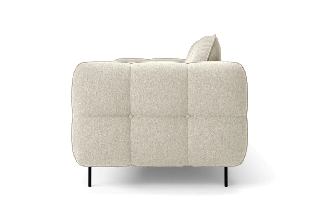 LIVELUSSO Armchair Anzio Armchair Cream Linen Fabric