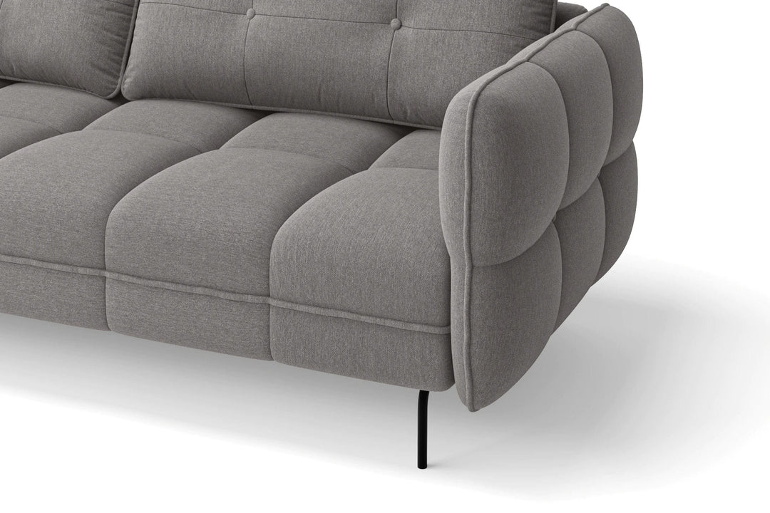 LIVELUSSO Armchair Anzio Armchair Grey Linen Fabric