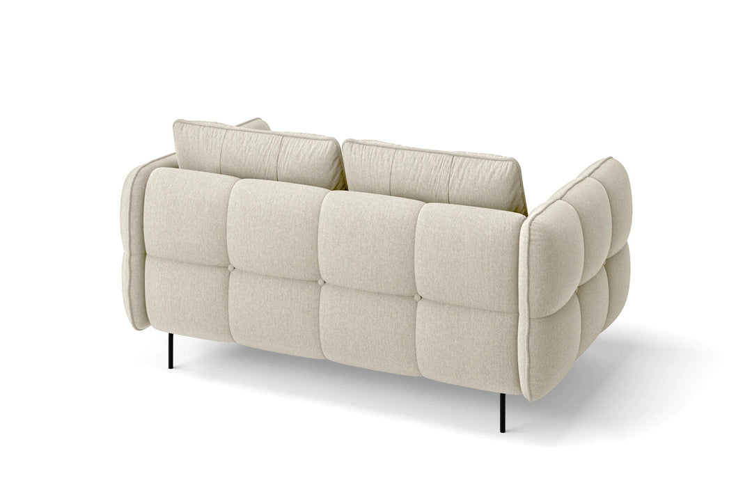 LIVELUSSO Sofa Anzio 2 Seater Sofa Cream Linen Fabric COPY