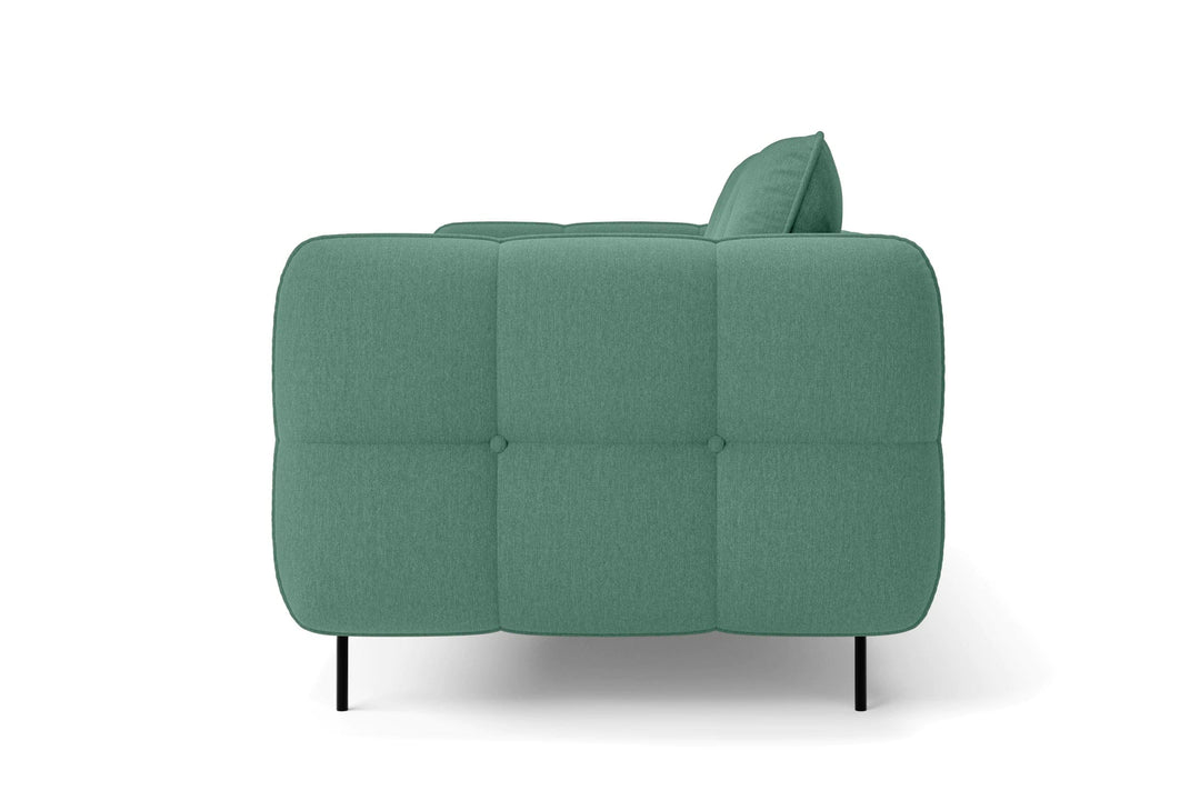 LIVELUSSO Sofa Anzio 4 Seater Sofa Mint Green Linen Fabric