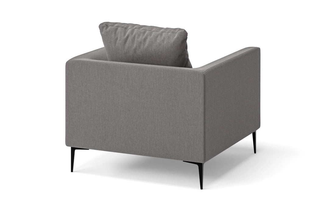 LIVELUSSO Armchair Aprilia Armchair Grey Linen Fabric