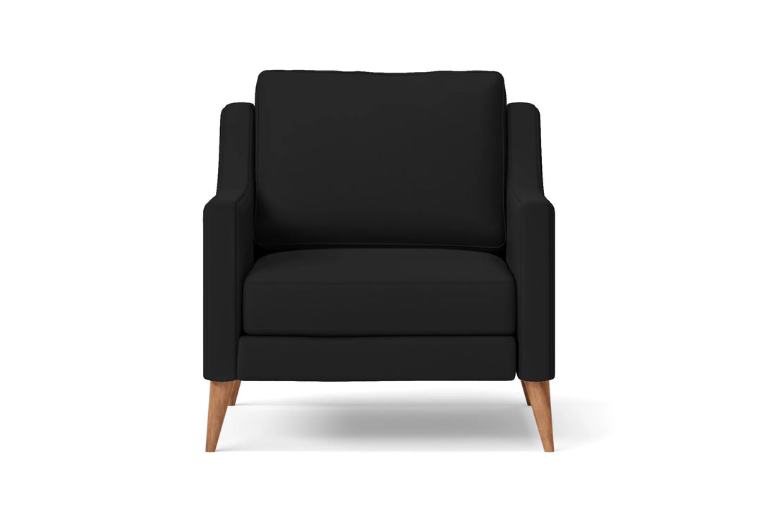 LIVELUSSO Armchair Aquila Armchair Black Leather