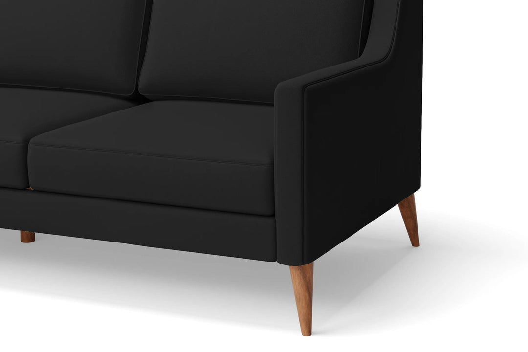 LIVELUSSO Armchair Aquila Armchair Black Leather