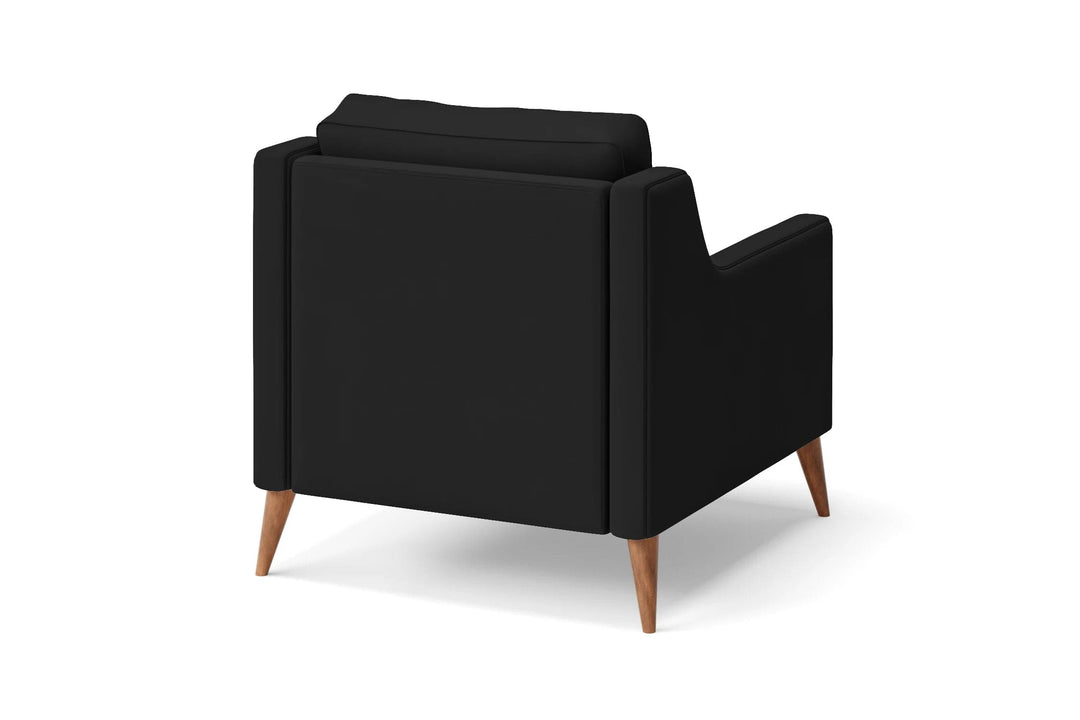 LIVELUSSO Armchair Aquila Armchair Black Leather