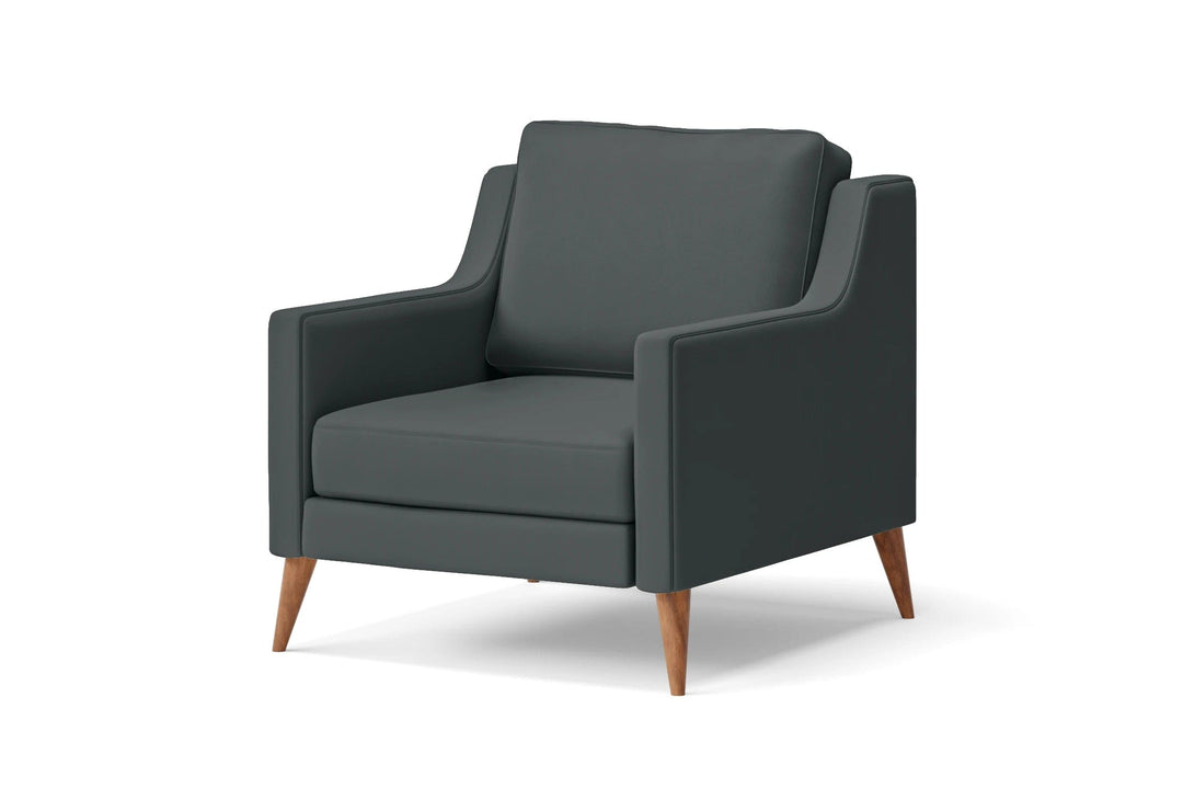 LIVELUSSO Armchair Aquila Armchair Slate Leather