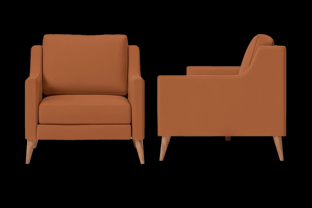 LIVELUSSO Armchair Aquila Armchair Tan Brown Leather