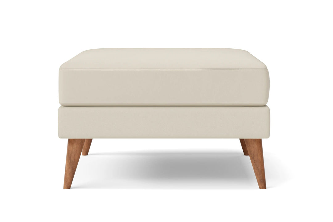 LIVELUSSO Ottoman Aquila Ottoman Cream Leather