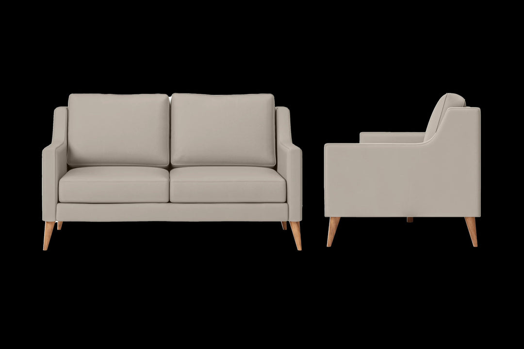 LIVELUSSO Sofa Aquila 2 Seater Sofa Sand Leather