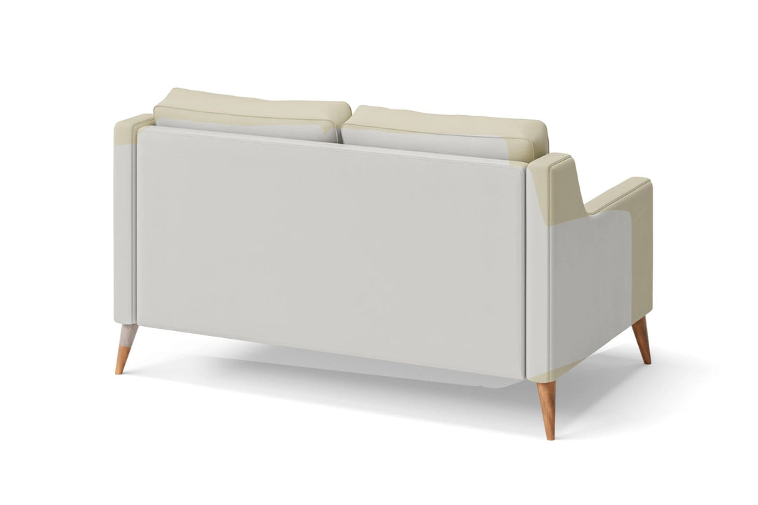 LIVELUSSO Sofa Aquila 2 Seater Sofa White Leather