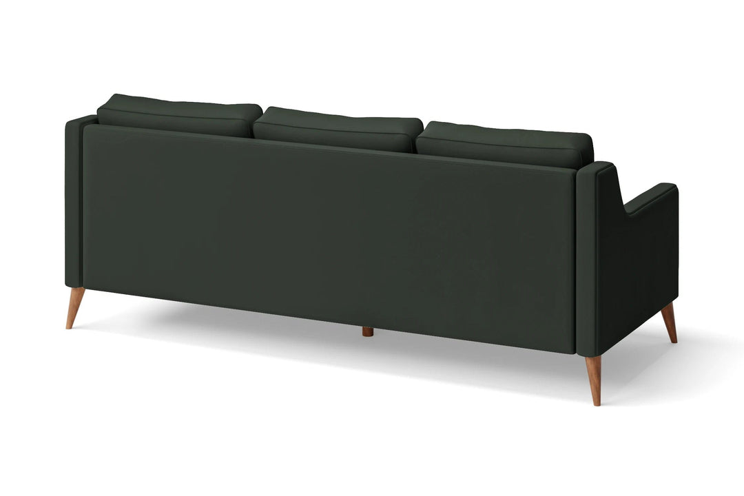 LIVELUSSO Sofa Aquila 3 Seater Sofa Green Leather