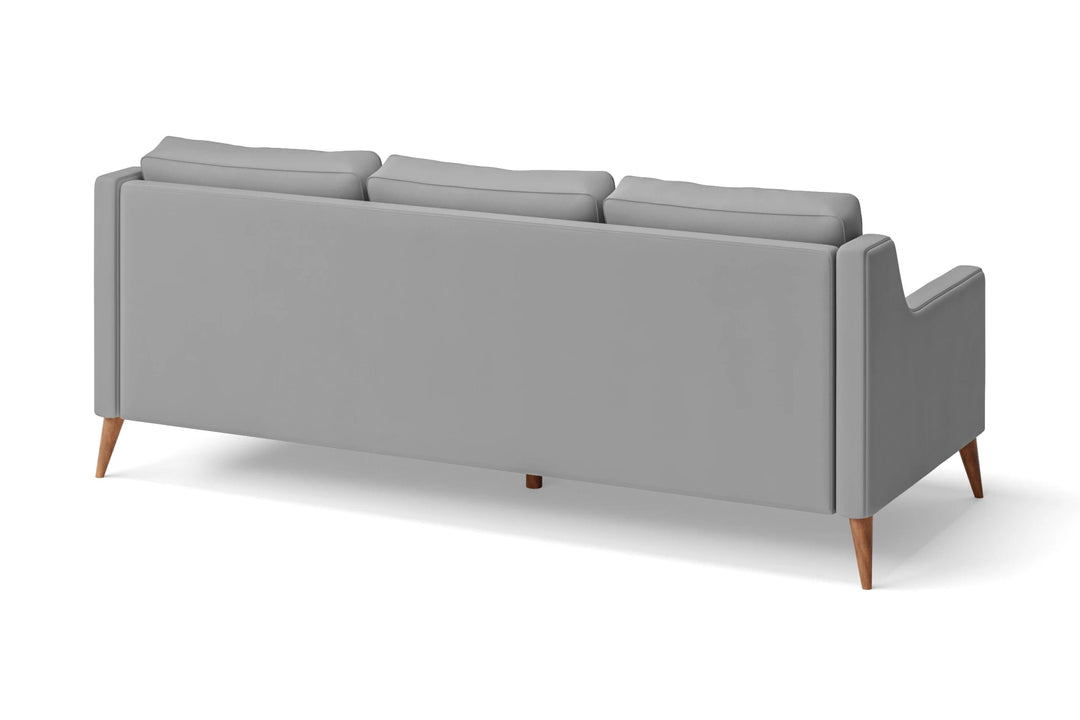 LIVELUSSO Sofa Aquila 3 Seater Sofa Grey Leather