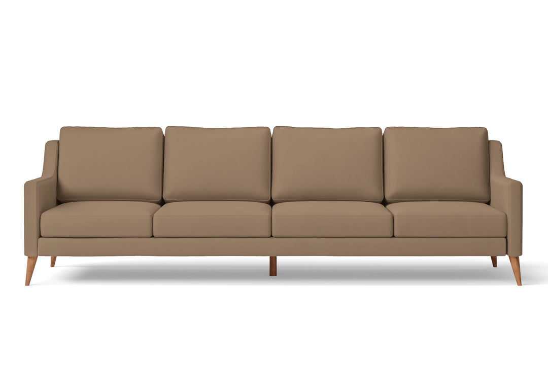 Aquila 4 Seater Sofa Stone Leather