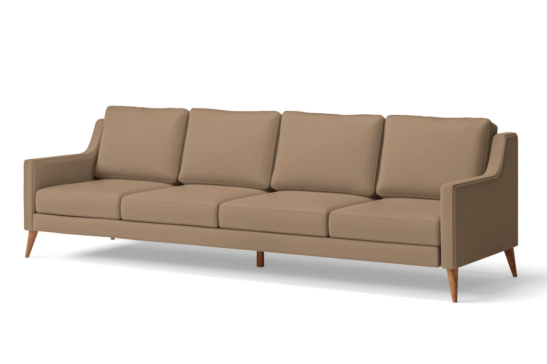 Aquila 4 Seater Sofa Stone Leather