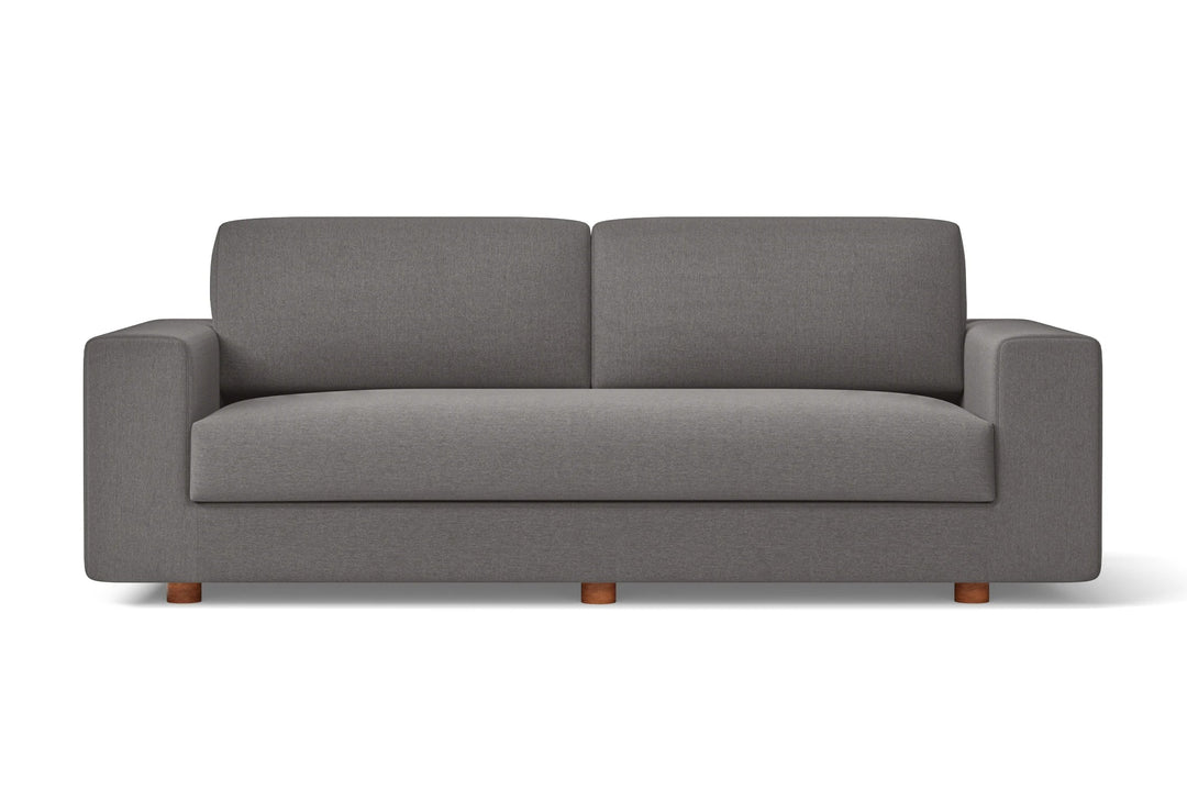 LIVELUSSO Sofa Arezzo 3 Seater Sofa Grey Linen Fabric