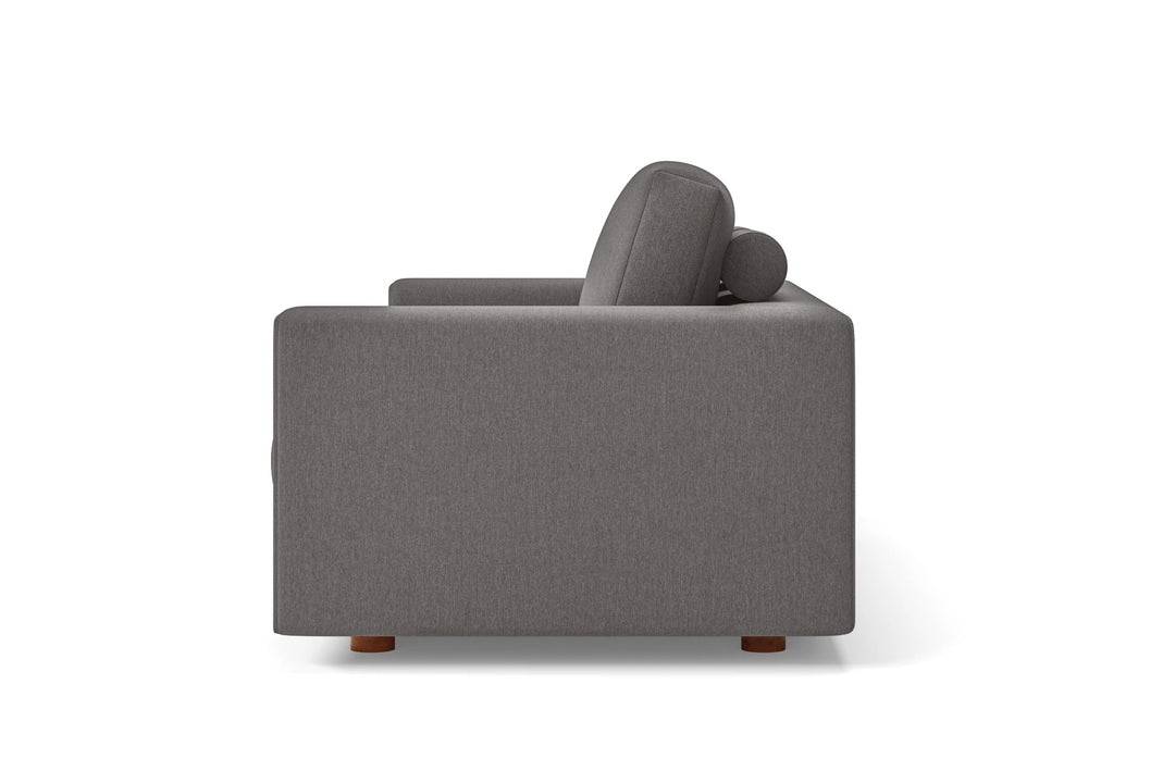 LIVELUSSO Sofa Arezzo 3 Seater Sofa Grey Linen Fabric