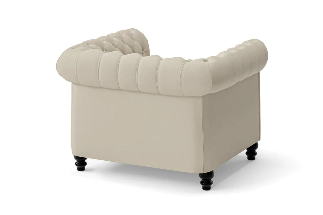 LIVELUSSO Armchair Aversa Armchair Cream Leather