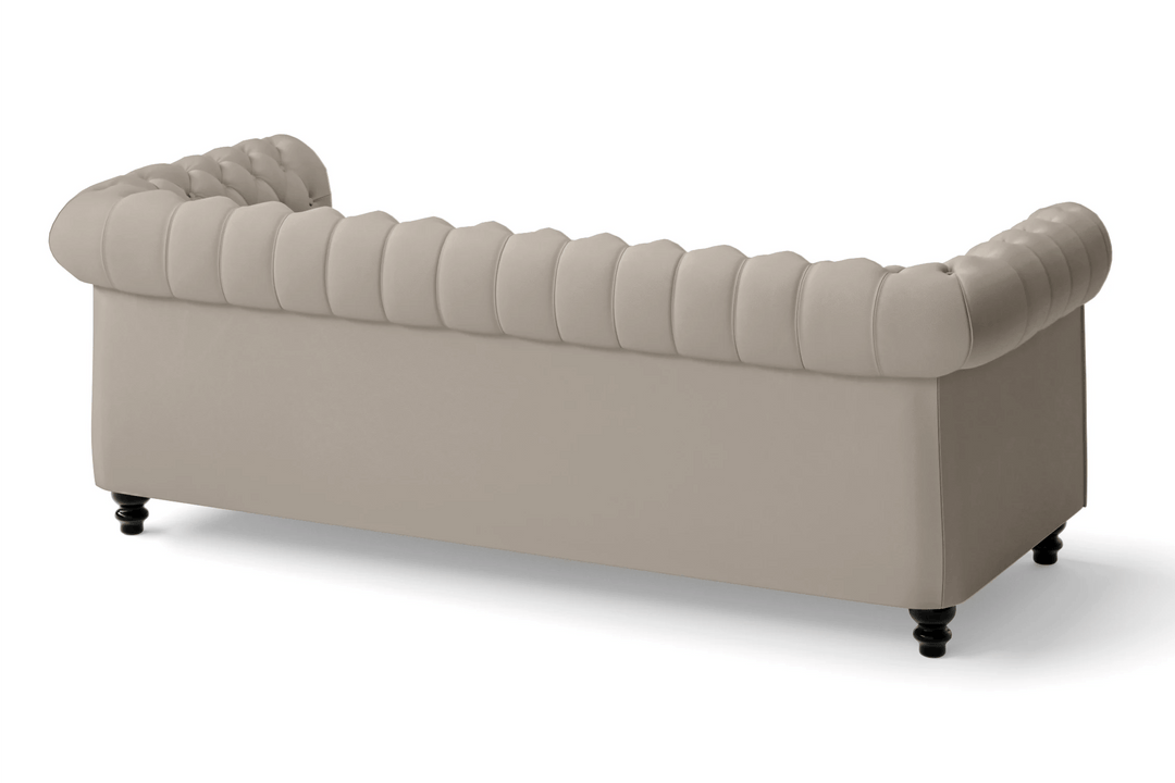 LIVELUSSO Sofa Aversa 3 Seater Sofa Sand Leather