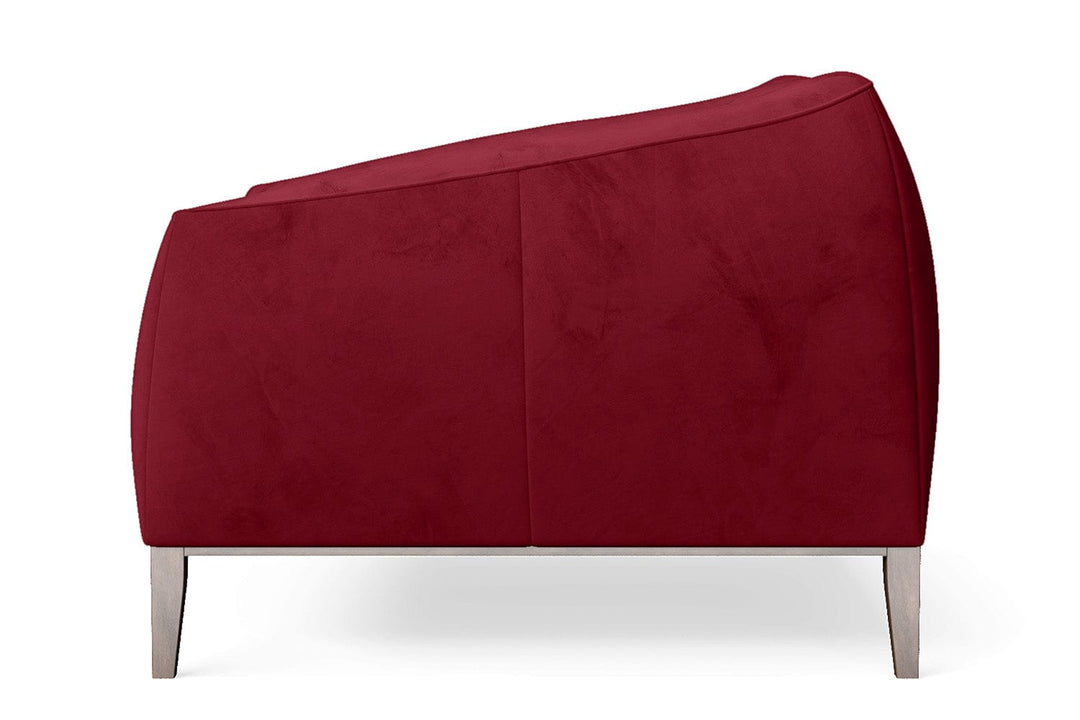 LIVELUSSO Armchair Bergamo Armchair Red Velvet