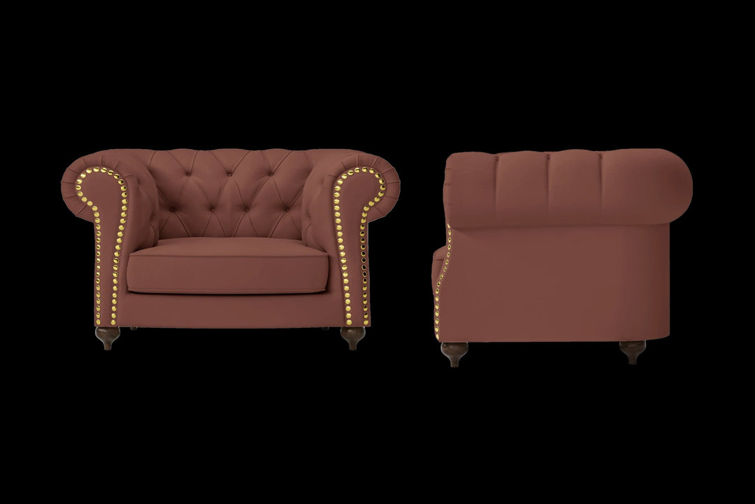 LIVELUSSO Armchair Bitonto Armchair Mauve Leather