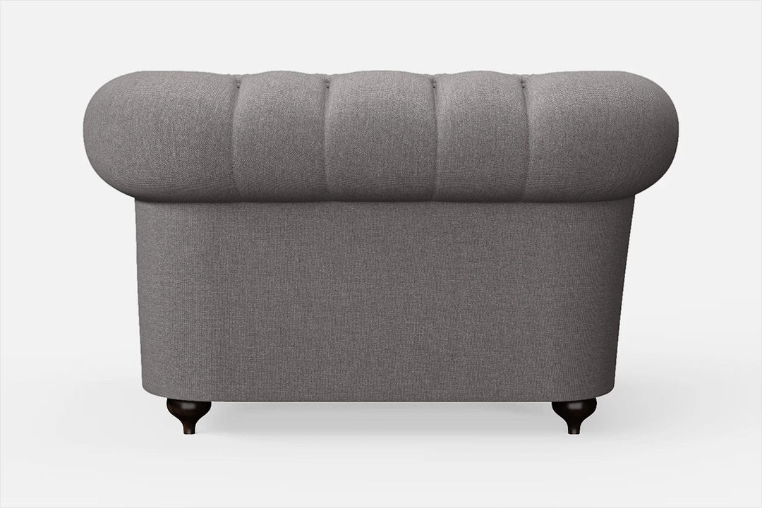 LIVELUSSO Armchair Bitonto Armchair Grey Linen Fabric