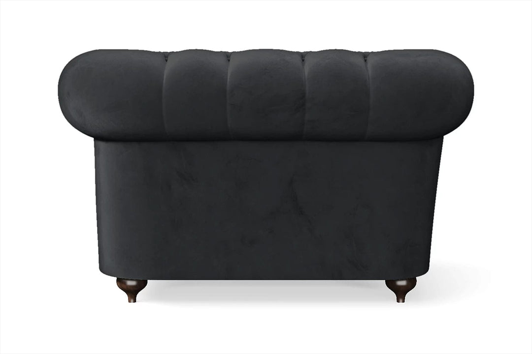 LIVELUSSO Armchair Bitonto Armchair Dark Grey Velvet