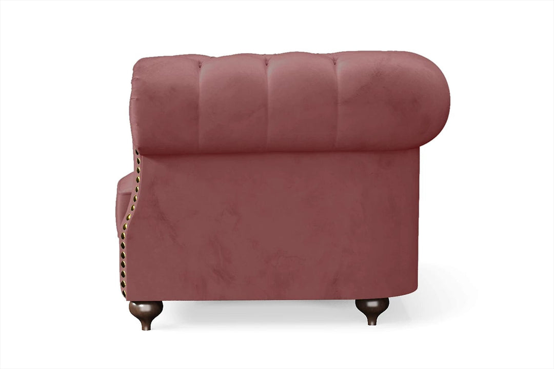 LIVELUSSO Armchair Bitonto Armchair Pink Velvet