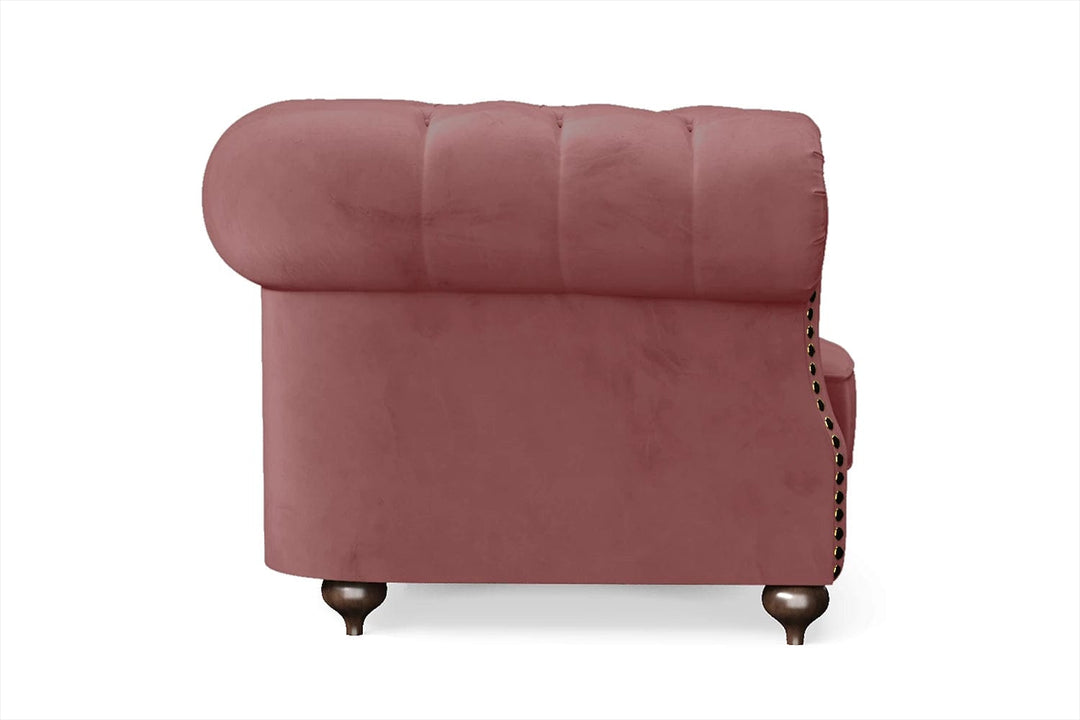 LIVELUSSO Armchair Bitonto Armchair Pink Velvet