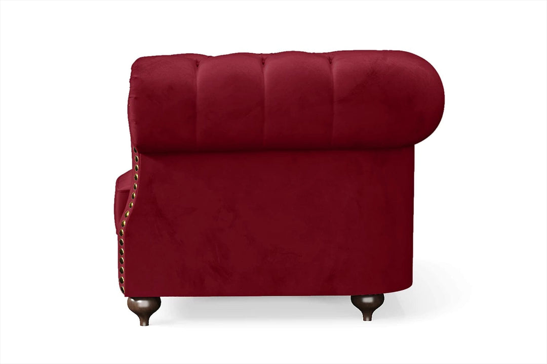 LIVELUSSO Armchair Bitonto Armchair Red Velvet