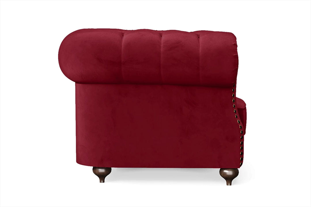 LIVELUSSO Armchair Bitonto Armchair Red Velvet