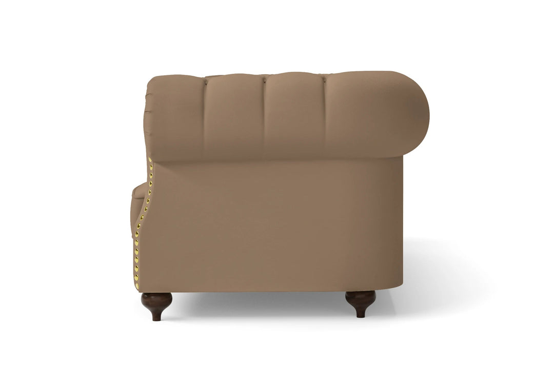 LIVELUSSO Sofa Bitonto 2 Seater Sofa Stone Leather