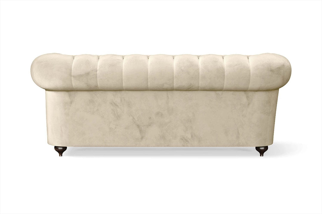 LIVELUSSO Sofa Bitonto 2 Seater Sofa Cream Velvet