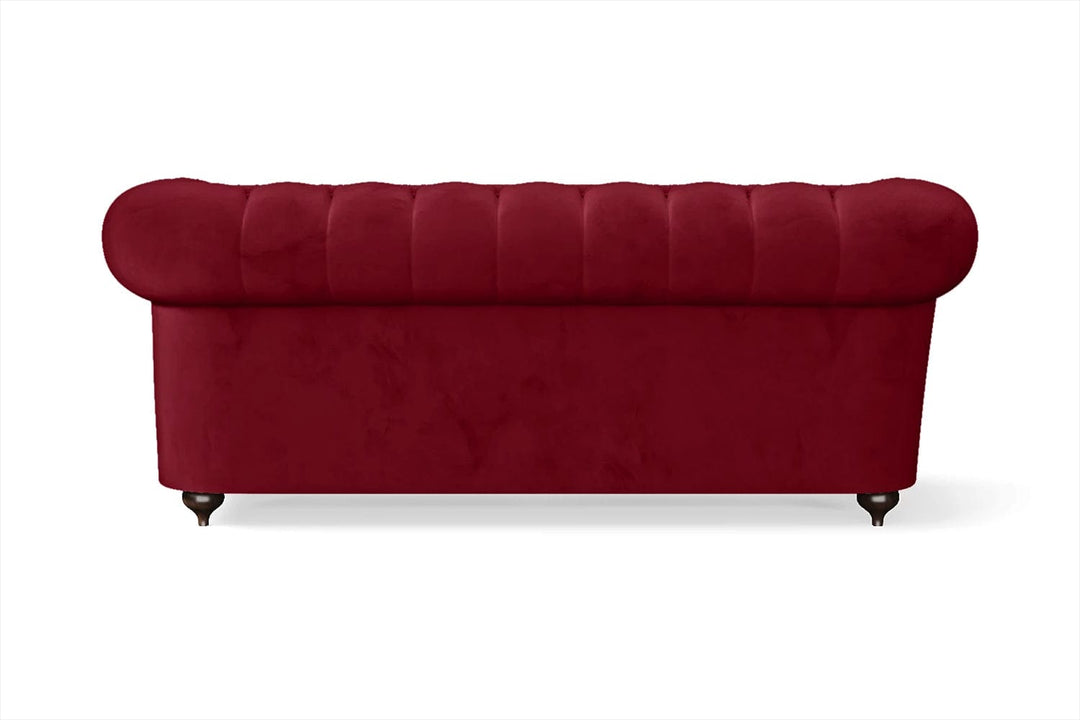 LIVELUSSO Sofa Bitonto 2 Seater Sofa Red Velvet