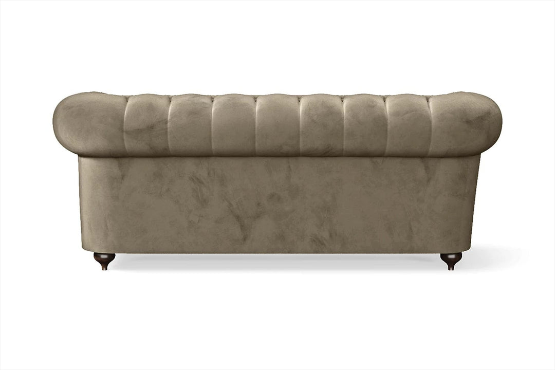 LIVELUSSO Sofa Bitonto 2 Seater Sofa Sand Velvet