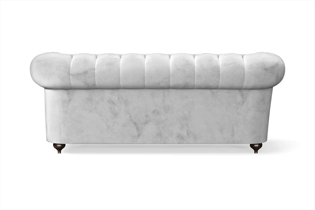 LIVELUSSO Sofa Bitonto 2 Seater Sofa White Velvet