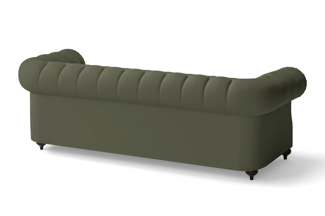 LIVELUSSO Sofa Bitonto 3 Seater Sofa Sage Leather