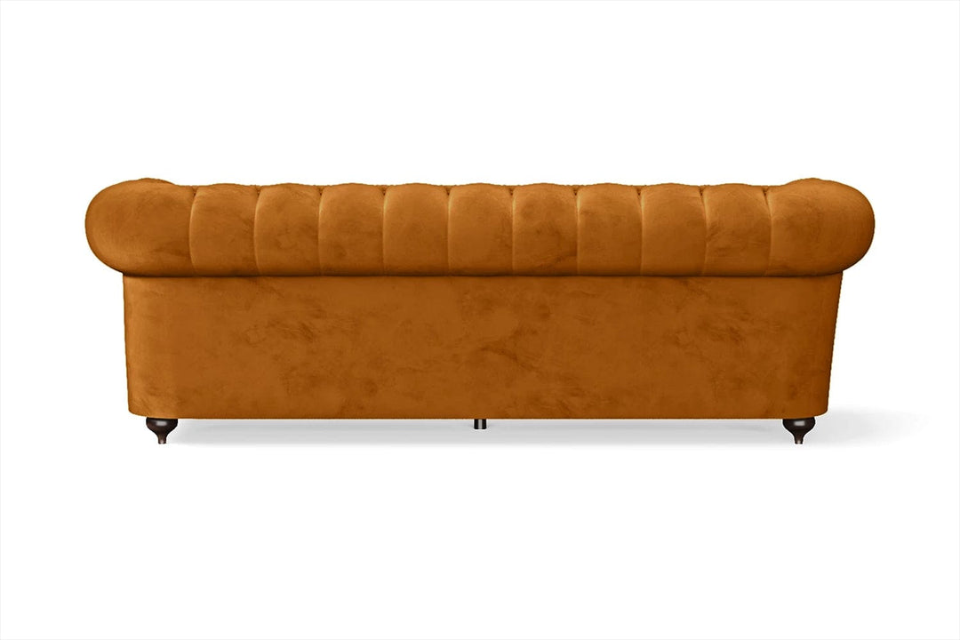 LIVELUSSO Sofa Bitonto 3 Seater Sofa Gold Velvet