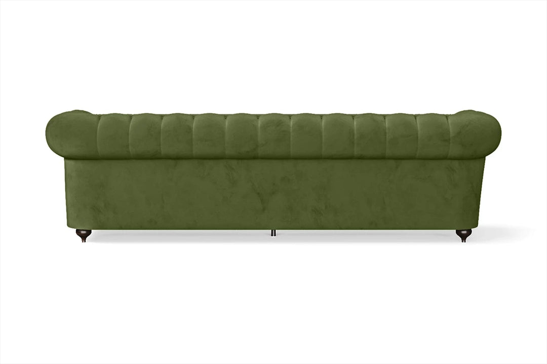 LIVELUSSO Sofa Bitonto 4 Seater Sofa Lime Velvet