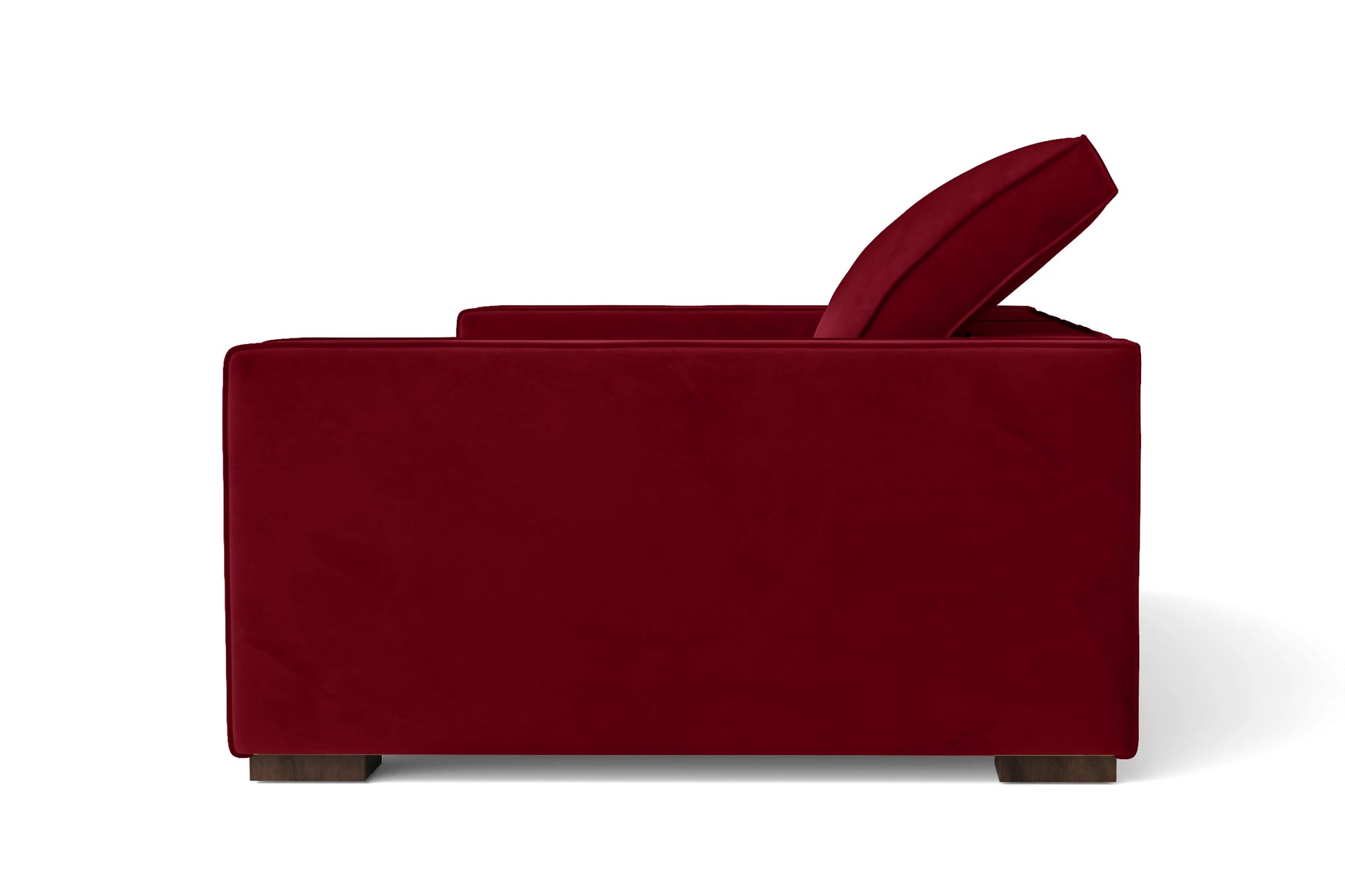 Bolzano 3 Seater Sofa Red Velvet