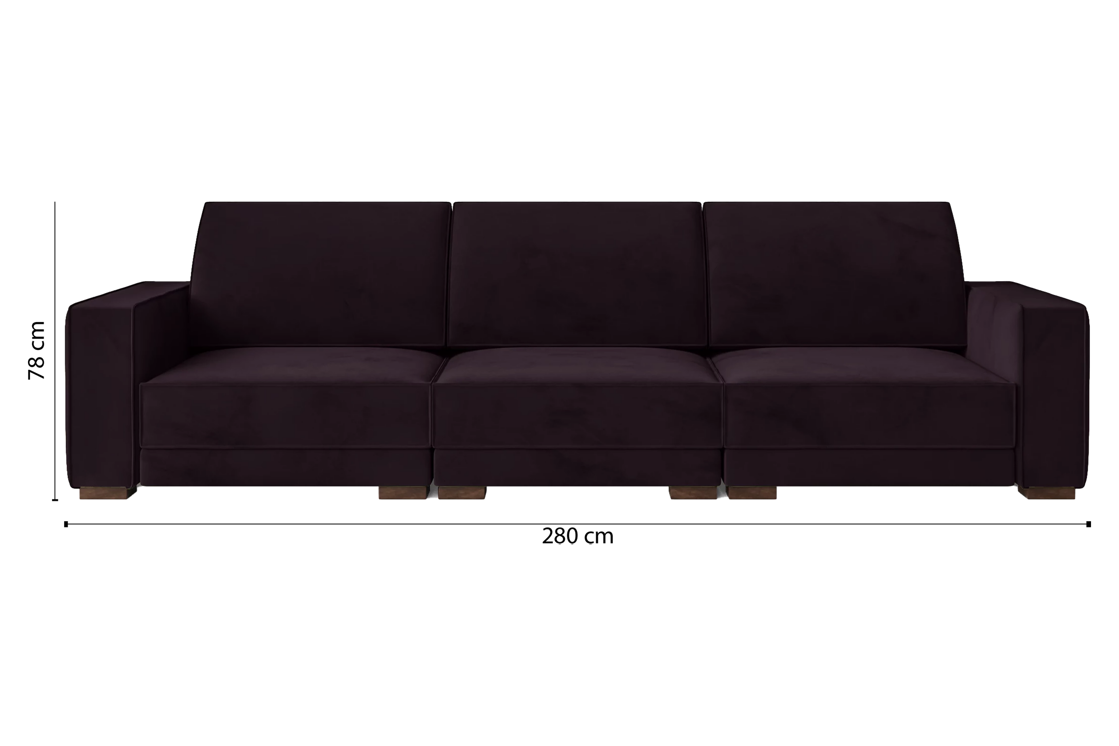 Bolzano-Sofa-4-Seats-Velvet-Purple_Dimensions_01