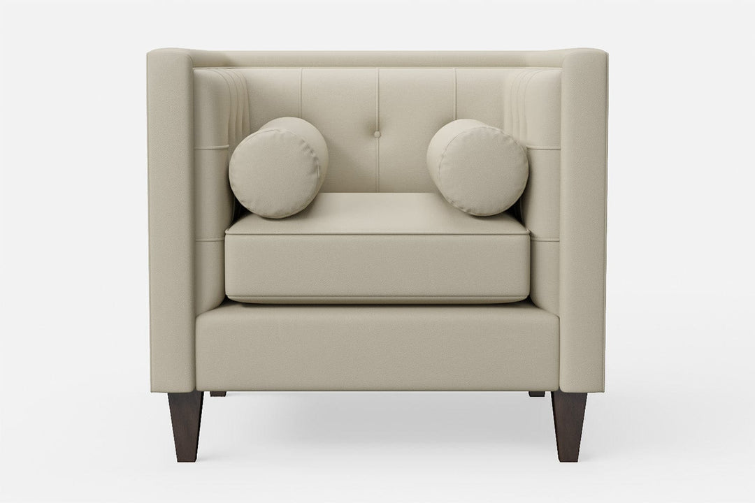 LIVELUSSO Armchair Brescia Armchair Cream Leather