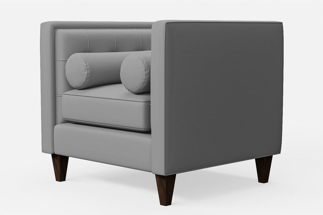 LIVELUSSO Armchair Brescia Armchair Grey Leather