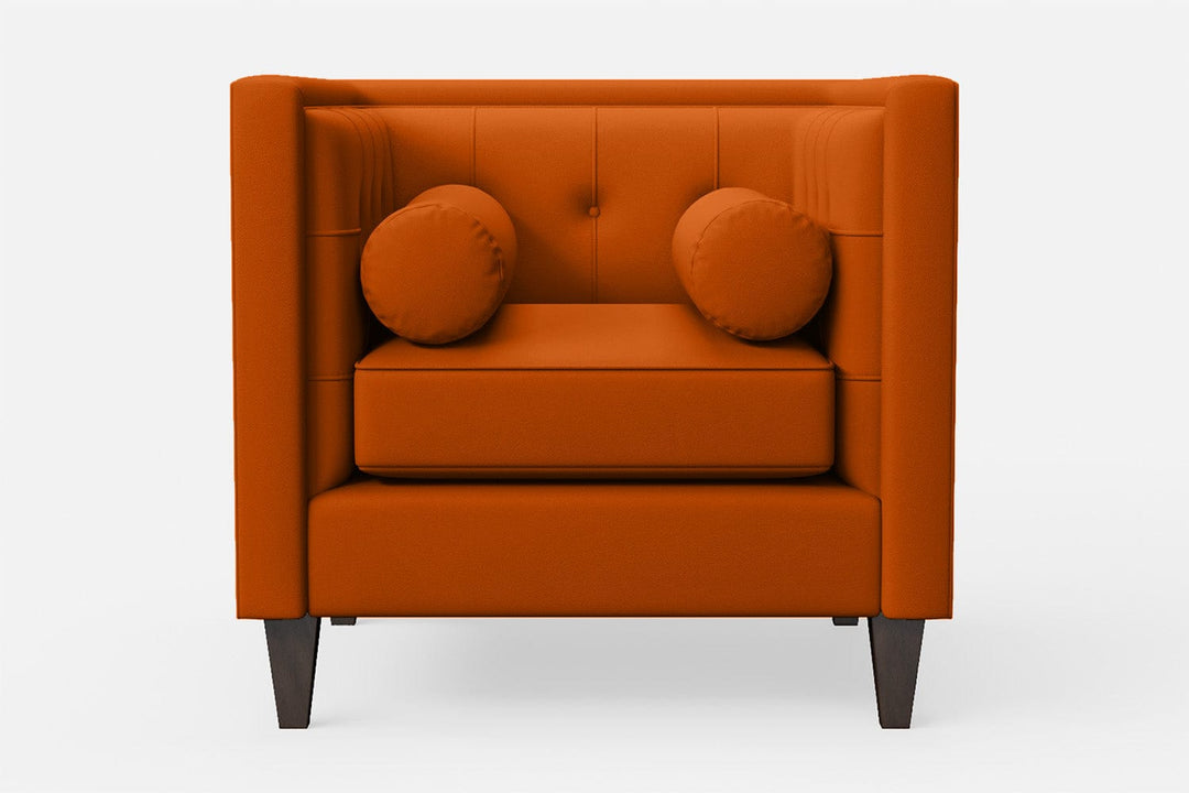 LIVELUSSO Armchair Brescia Armchair Orange Leather