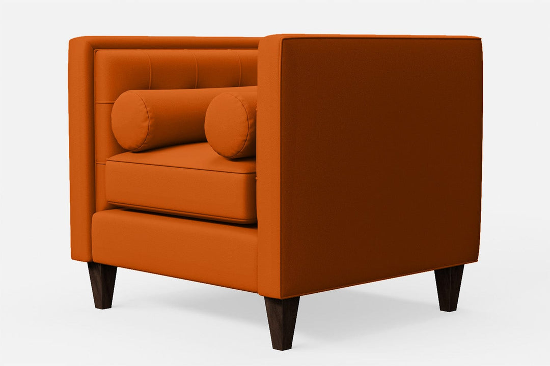 LIVELUSSO Armchair Brescia Armchair Orange Leather