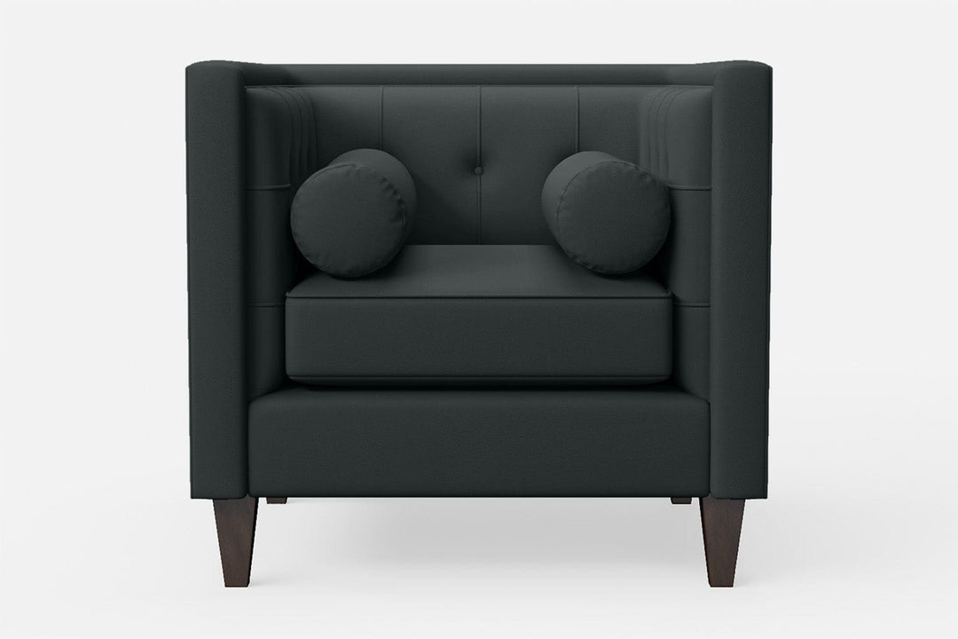 LIVELUSSO Armchair Brescia Armchair Slate Leather