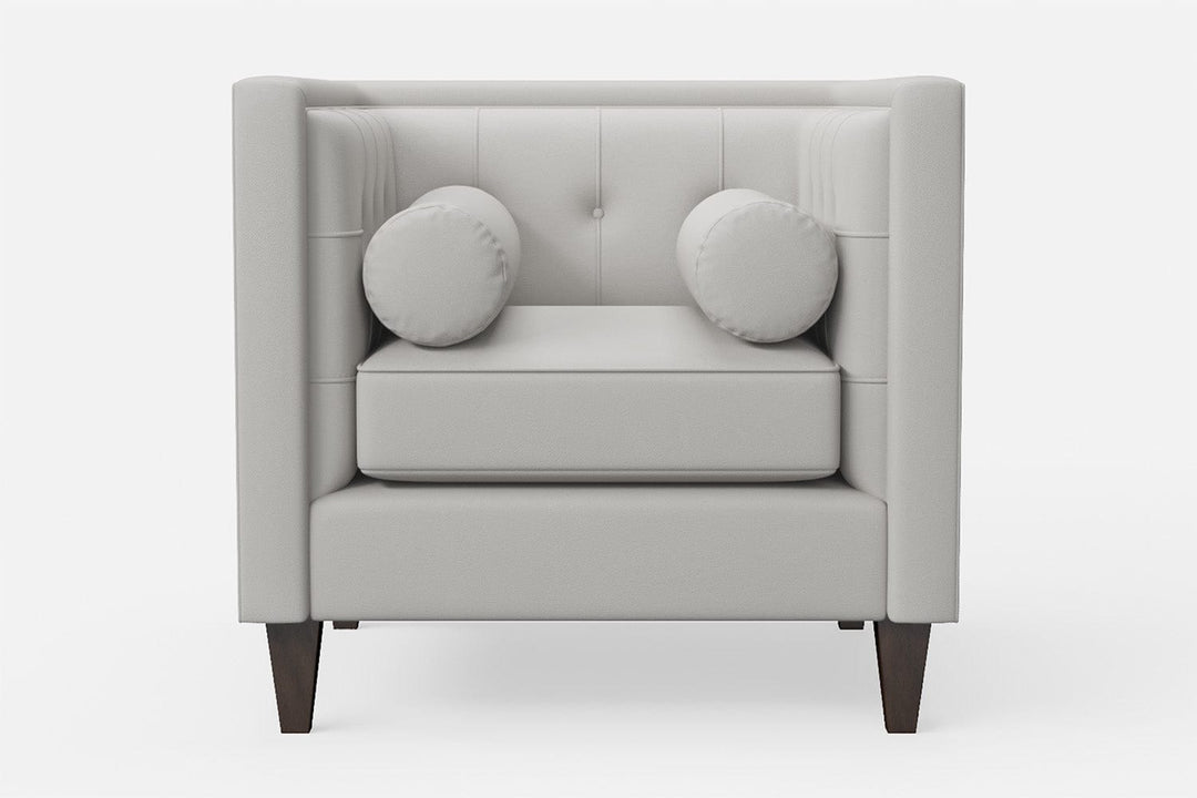 LIVELUSSO Armchair Brescia Armchair White Leather